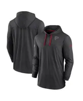 Nike Men's Nike Black Atlanta Falcons Sideline Pop Performance Pullover  Long Sleeve Hoodie T-shirt