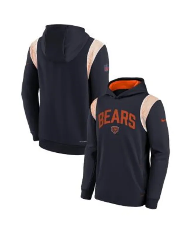 Men's Nike Navy Chicago Bears Sideline Team Performance Pullover