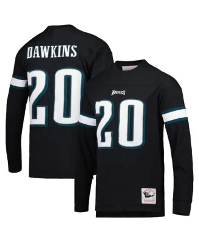 Brian Dawkins Philadelphia Eagles Mitchell & Ness Retired Player Logo Name  & Number T-Shirt - Black