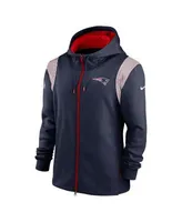 Men's Nike Gray New England Patriots Performance Sideline Lockup Full-Zip  Hoodie