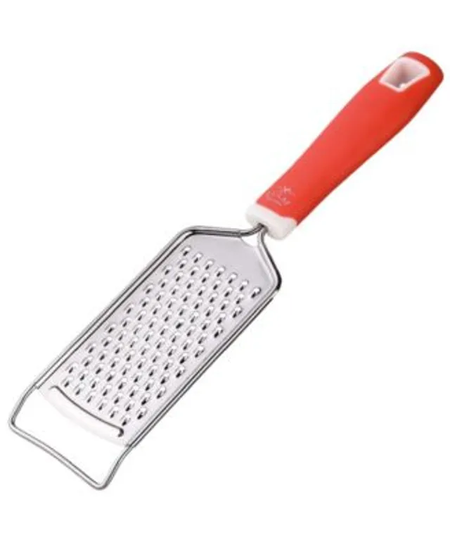 Professional Stainless Steel Flat Handheld Cheese Grater (Orange