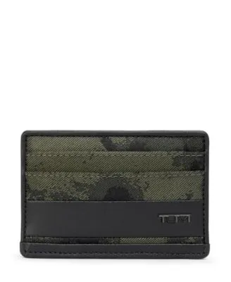 Tumi Alpha Black Money Clip Card Case