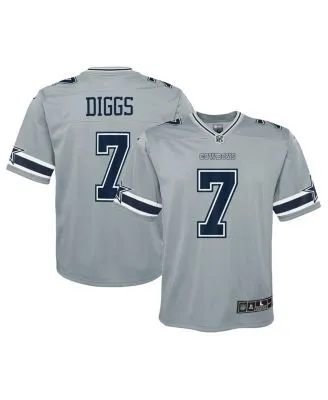 Youth Nike Dak Prescott Gray Dallas Cowboys Atmosphere Game Jersey