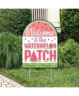 Sweet Watermelon - Party Decorations - Fruit Party Welcome Yard Sign