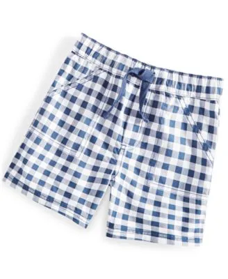 Baby Boys Checkered Shorts, Created for Macy's