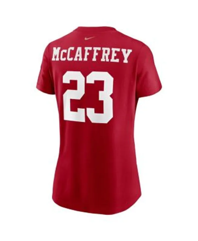 Fanatics Branded Women's Plus Size George Kittle Scarlet San Francisco 49ers Name Number V-Neck T-Shirt - Scarlet