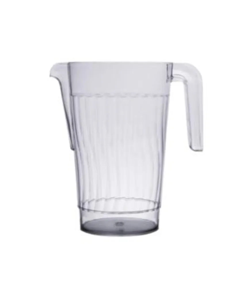 52 oz. Clear Round Disposable Plastic Pitchers