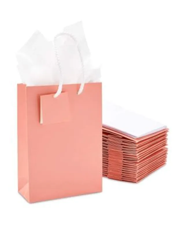 Events and Crafts | Plastic Gift Bag with Handles - Pink