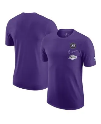 New Era Purple Los Angeles Lakers 2022/23 City Edition Brushed Jersey T-Shirt