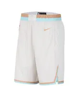 Nike Men's 2022-23 City Edition Cleveland Cavaliers White Dri-Fit Swingman Shorts, XXL