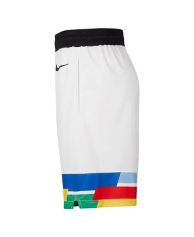 Nike Men's White, Blue Philadelphia 76ers 2022/23 City Edition Swingman  Shorts