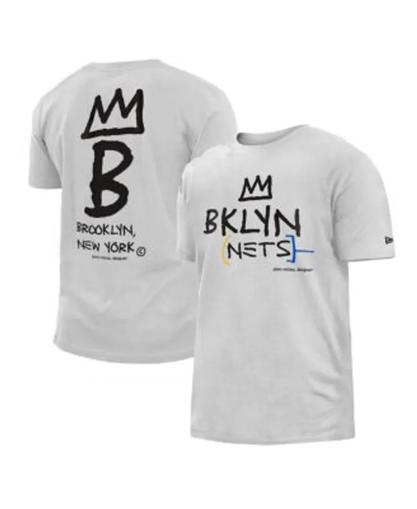 New Era Men's White Brooklyn Nets 2022/23 City Edition Big and Tall T-shirt