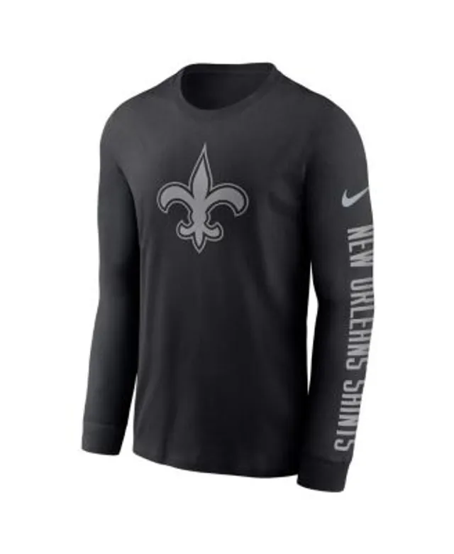 Men's New Orleans Saints Majestic Heathered Gray Showtime Pro Grade Cool  Base T-Shirt