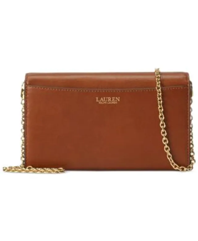 Lauren Ralph Lauren Saffiano Leather Satchel - Macy's