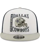 Men's New Era Navy/Gray Dallas Cowboys Team Script 9FIFTY Snapback Hat