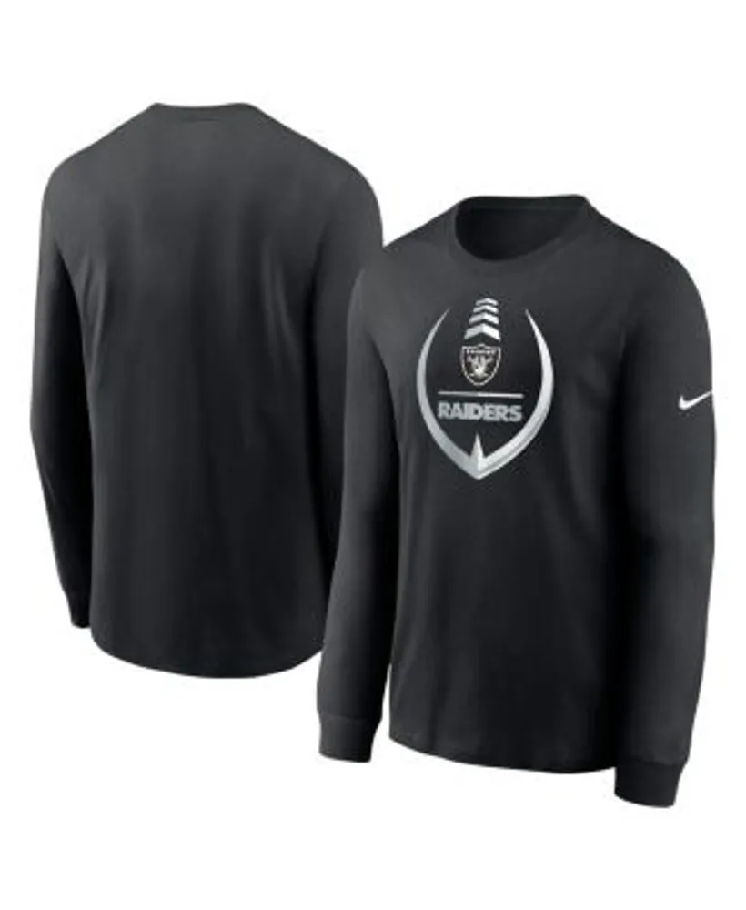 Las Vegas Raiders Nike Legend Icon Performance Long Sleeve T-Shirt - Black