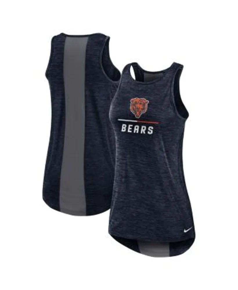 Majestic Women's Navy Chicago Bears Retro Tri-Blend Raglan Muscle Tank Top  - Macy's