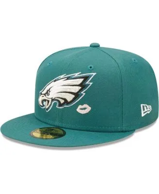 New Era 9FIFTY 2 Two Tone Philadelphia Eagles Snapback Hat Black Midnight Green