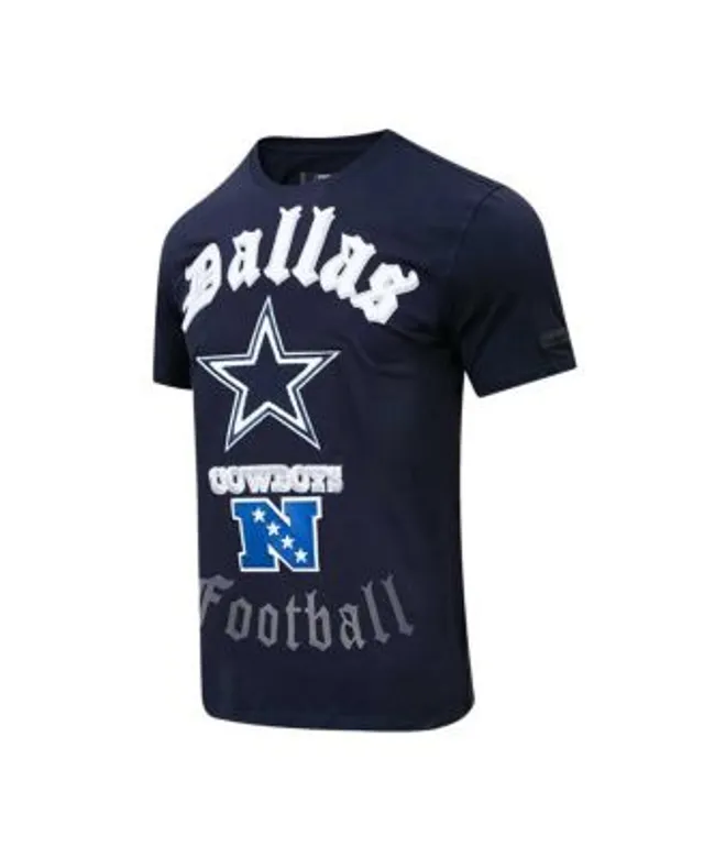 Men's Pro Standard Navy Dallas Cowboys Classic Chenille T-Shirt 