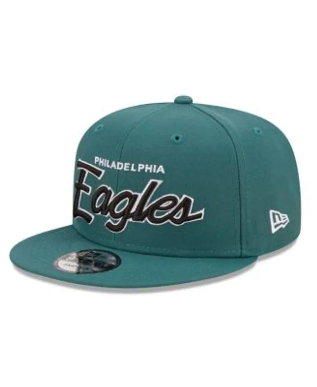 New Era Philadelphia Eagles Black Script Edition 9Fifty Snapback Hat