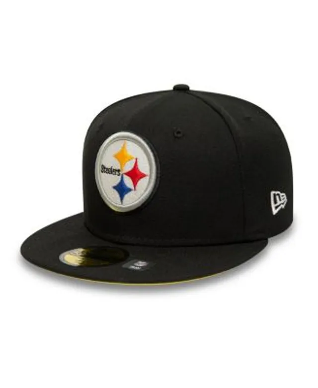 Pittsburgh Steelers New Era B-Dub 59FIFTY Fitted Hat - Black