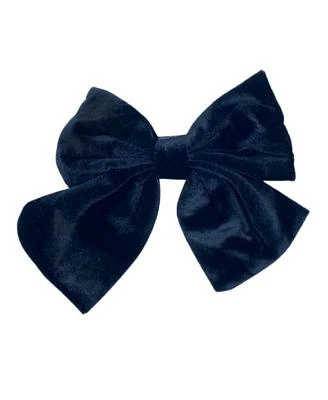 Girl's Timeless Velvet Bow Barrette