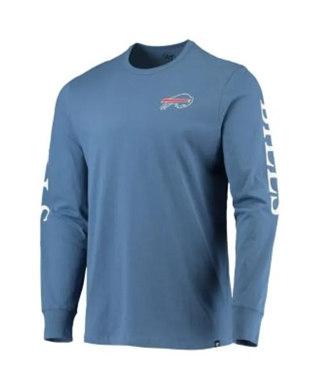 Men's '47 Royal Buffalo Bills Irving Long Sleeve T-Shirt 