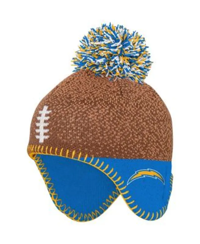 Los Angeles Chargers Sideline Sport Pom Cuffed Knit