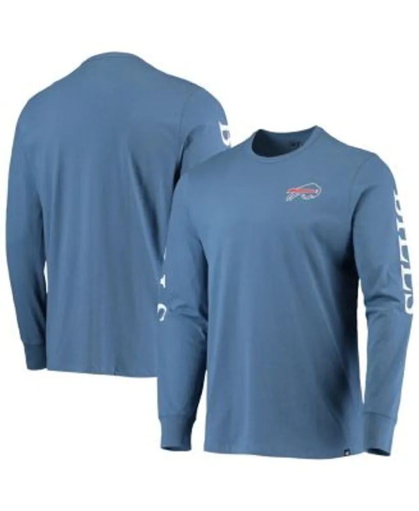 Men's '47 Royal Buffalo Bills Irving Long Sleeve T-Shirt 