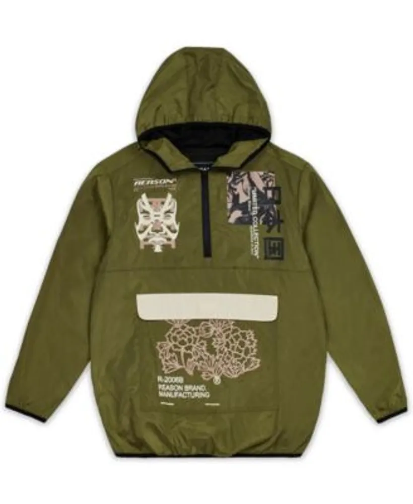 Optimistisch voorkant Anemoon vis Reason Men's Limited Hooded Anorak Jacket | Connecticut Post Mall