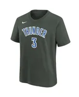 Kevin Durant Oklahoma City Thunder Blue Name & Number Kids T-Shirt