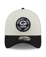 New Era Men's Cream and Black Green Bay Packers 2022 Inspire Change  39THIRTY Flex Hat