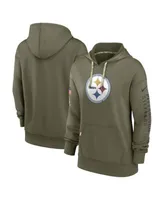 Mens Philadelphia Eagles Nike Olive 2022 Salute to Service Therma  Performance Pullover Hoodies