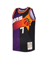 Men's Mitchell & Ness Penny Hardaway Purple/Black Phoenix Suns Hardwood Classics 1999/00 Split Swingman Jersey Size: Small