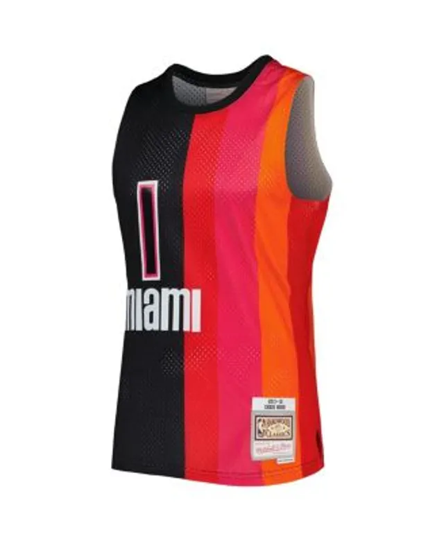 Men's Mitchell & Ness Jason Williams Black Miami Heat Hardwood