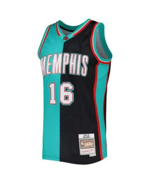 Mitchell Ness Bryant Reeves Vancouver Grizzlies Turquoise Hardwood Classics 1995-96 Swingman Jersey Size Small