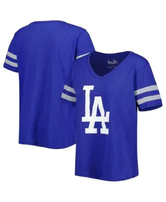 Soft As A Grape Women's Los Angeles Dodgers Baseball Raglan T