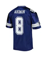 Men's Mitchell & Ness Troy Aikman Navy/White Dallas Cowboys 1995 Authentic Retired Player Jersey