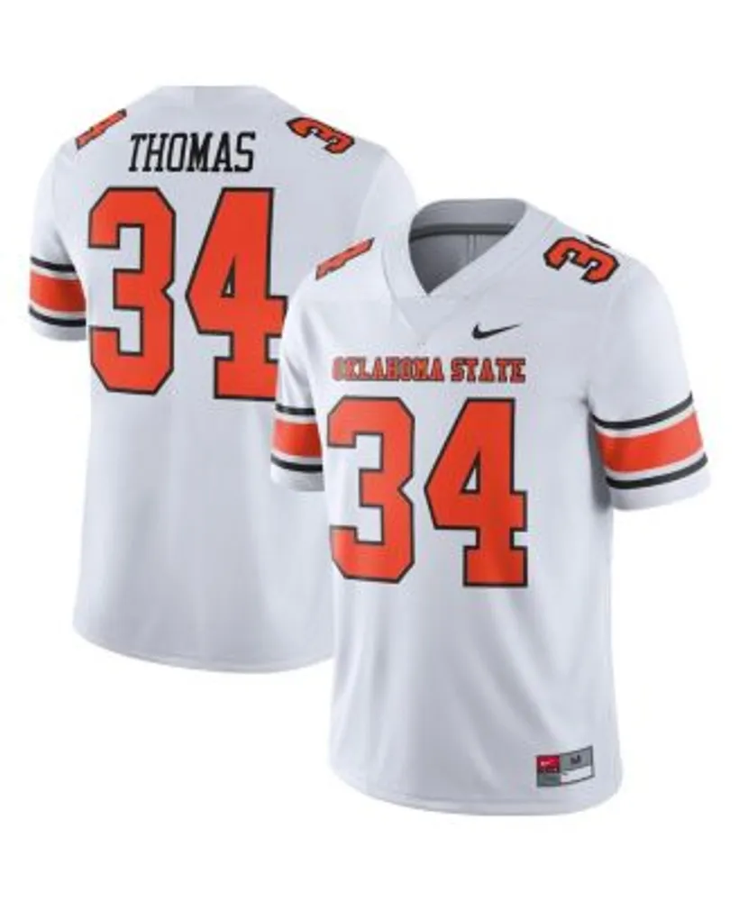 Nike Men's Thurman Thomas White Oklahoma State Cowboys Alumni Player Jersey