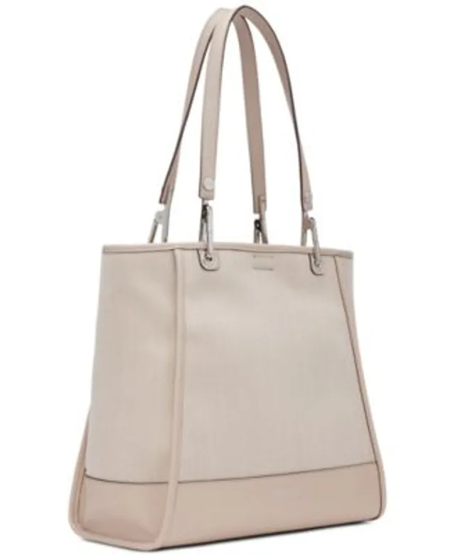 DKNY Tilly Logo Convertible Strap North South Tote - Macy's