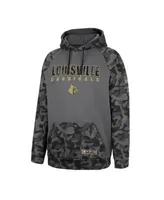 Youth White Louisville Cardinals Bold Type Pullover Sweatshirt