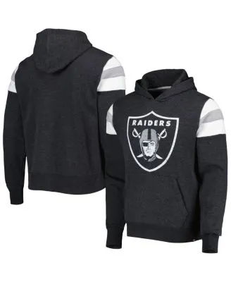 47 Men's Black Las Vegas Raiders Shortstop Pullover Hoodie - ShopStyle