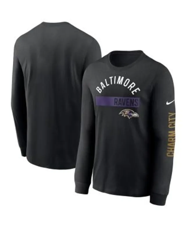 Lids Baltimore Ravens Nike Youth Team Slogan T-Shirt - Black