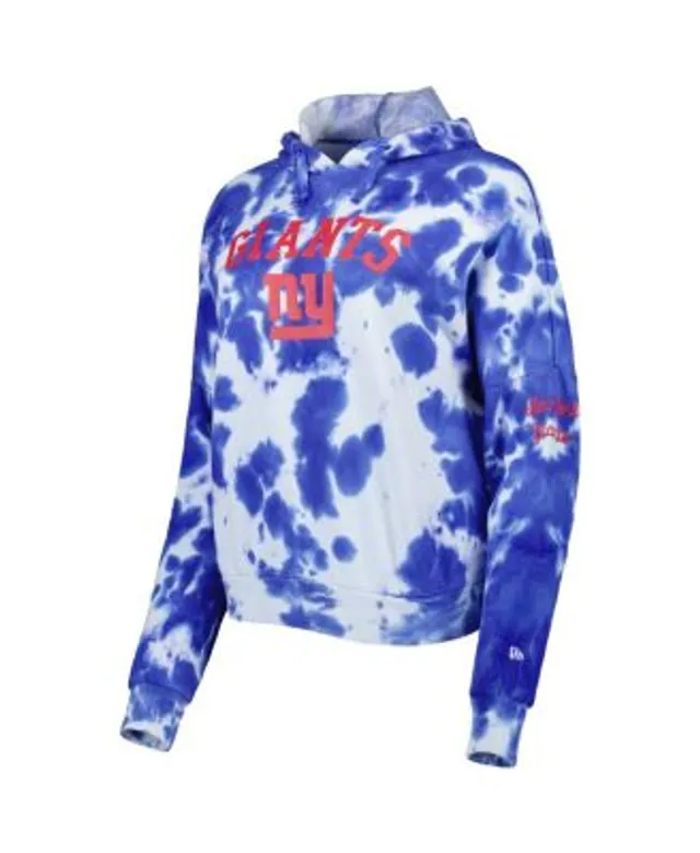 Women's New Era Royal Indianapolis Colts Cloud Dye Fleece Pullover Hoodie