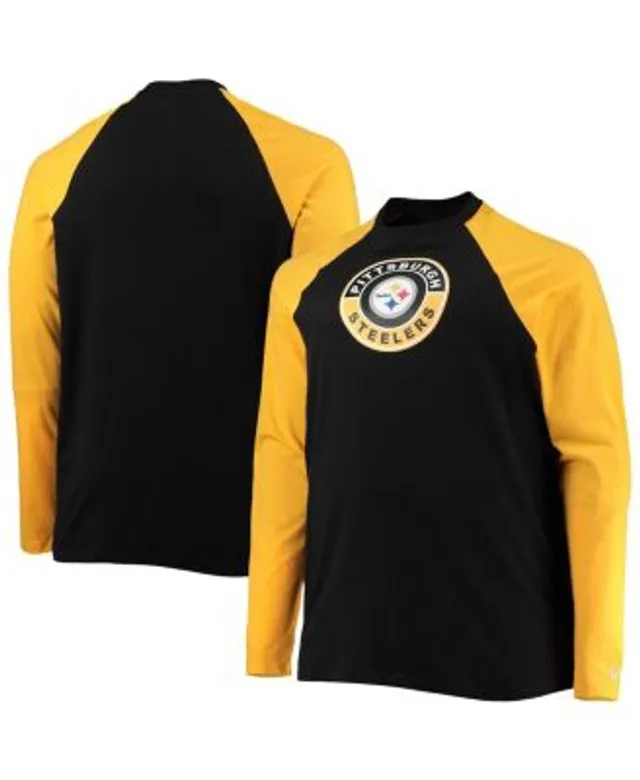 Pittsburgh Steelers Mens Black Critical Victory 3 Long Sleeve T Shirt