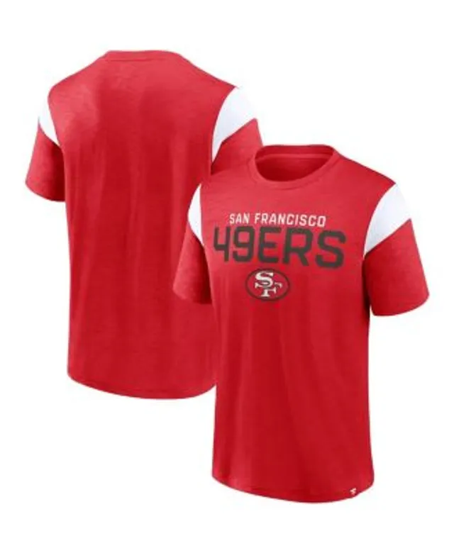 Nike Men's Heather Scarlet San Francisco 49ers Slub Fashion Long Sleeve T- shirt - Macy's