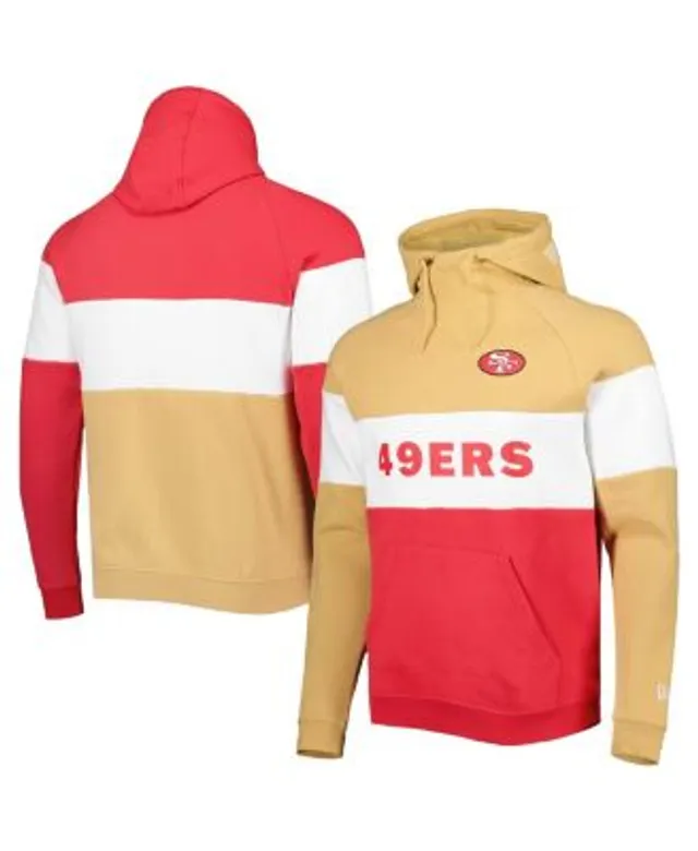 San Francisco 49ers Nike Sideline Performance Long Sleeve Hoodie T-Shirt -  Scarlet