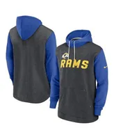 Los Angeles Rams Mitchell & Ness Head Coach Pullover Hoodie - Royal/Gray