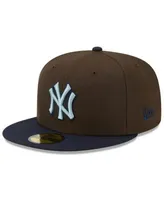 Men's New Era Brown/Navy York Yankees 1999 World Series Walnut 9FIFTY Fitted Hat