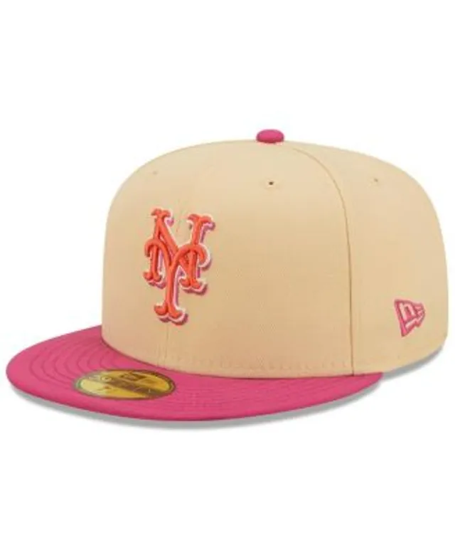 Men's New Era Orange/Pink Atlanta Braves 40th Anniversary Mango Passion 59FIFTY Fitted Hat